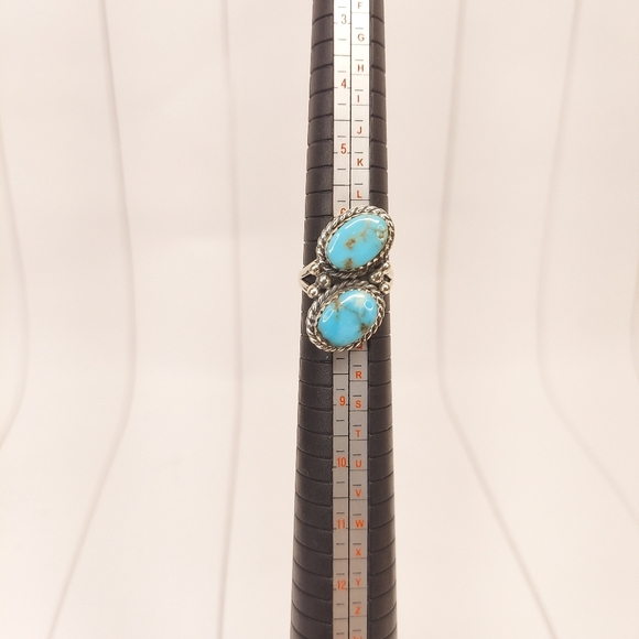Size 7 All natural turquoise ring - Picture 3 of 11